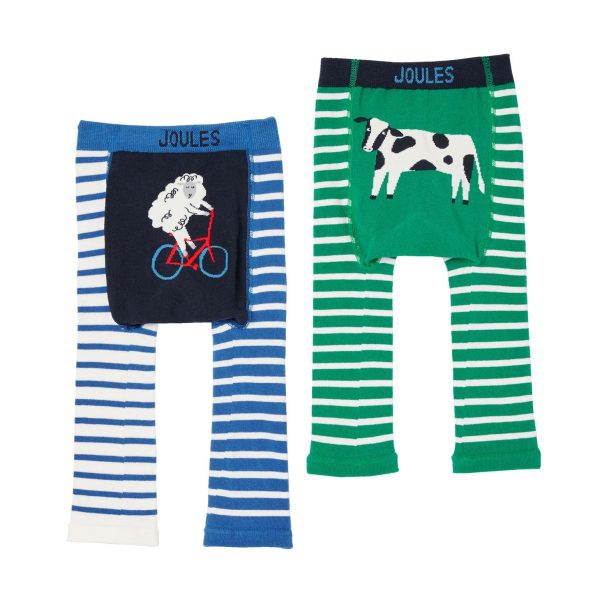 Joules Baby Lively Leggings 2 Pack Dog/Cat